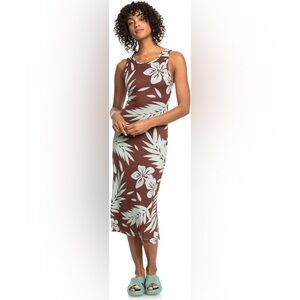 Roxy Good Keepsake Dress in Color -Bitter Chocolate Palmeria